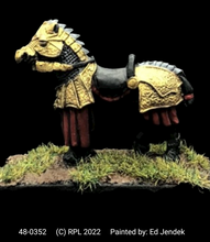 Load image into Gallery viewer, 48-0352: Horse - Plate Armor