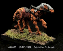 Load image into Gallery viewer, 48-0625:  Hexatrix Horse I, Saddled