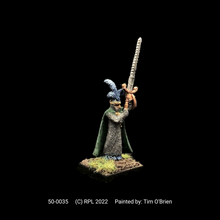 Load image into Gallery viewer, 50-0035: Sea Elf Honor Guard with Great Sword
