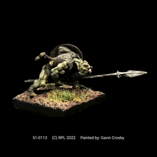 Load image into Gallery viewer, 51-0113: Orc Warrior with Spear Lowered II