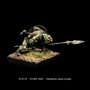 51-0113:  Orc Warrior with Spear Lowered II
