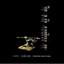 Load image into Gallery viewer, 51-0111: Orc Warrior with Spear Overhead