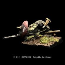 Load image into Gallery viewer, 51-0112: Orc Warrior with Spear Lowered