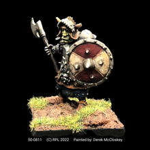 Load image into Gallery viewer, 50-0811:  Armored Ogre with Axe and Shield