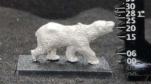 48-0247:  Polar Bear III, Open Mouth, Back Right Leg Lifted