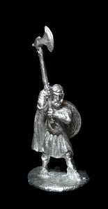 52-1655:  Northman Raider with Great Axe and Round Shield