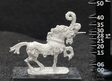 Load image into Gallery viewer, 48-0226:  Chariot Horse, Elfin, Middle Harness Attachment, Spiked Helm
