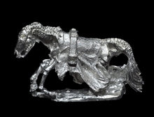 Load image into Gallery viewer, 48-0233:  Skeletal Horse, Yoked, with Caparison, Head Down
