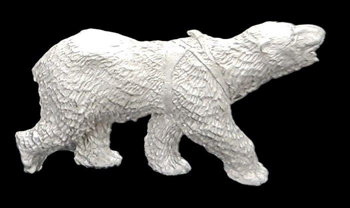 48-0247:  Polar Bear III, Open Mouth, Back Right Leg Lifted