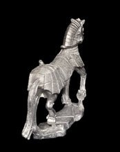 Load image into Gallery viewer, 48-0389:  Horse, Armored, Chainmail Hood, Plate Rear Armor
