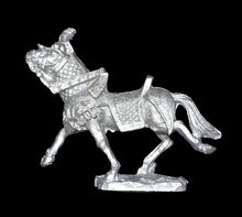 Load image into Gallery viewer, 48-0390:  Horse, Armored, F.R. Raised, Small Plume
