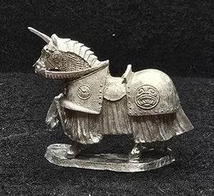 48-0494:  Heavy Warhorse - Ornate Plate, Spike, and Caparison