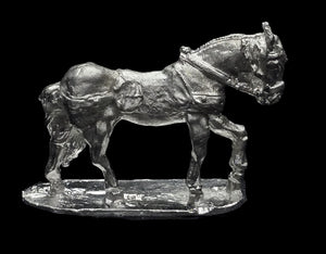 48-0557:  Medium Horse, Bridled with Saddlebags
