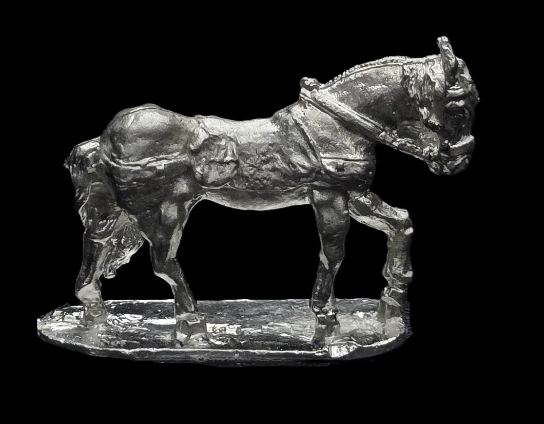 48-0557:  Medium Horse, Bridled with Saddlebags