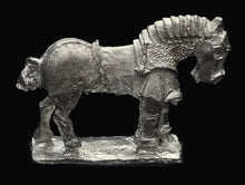 Load image into Gallery viewer, 48-0568:  Heavy Horse, Plate Armor, with Equipment

