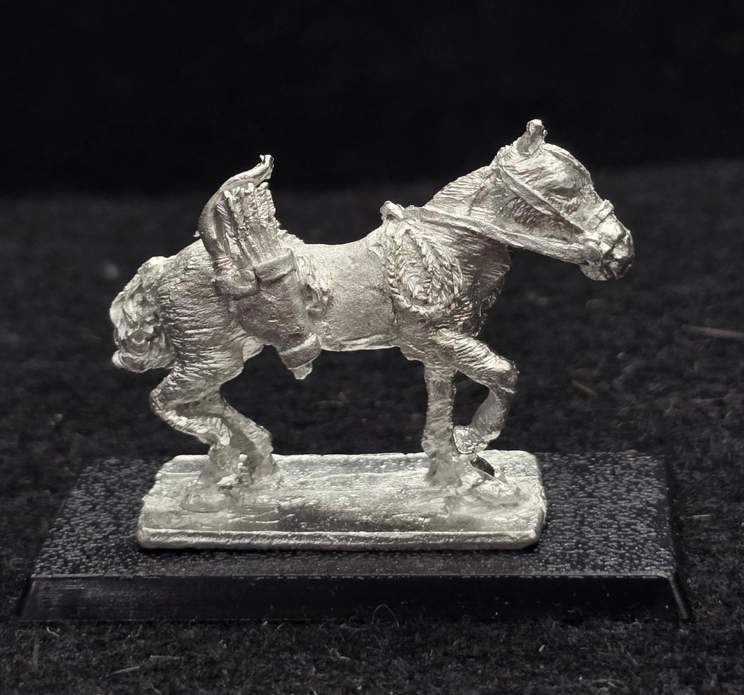 48-0597:  Pony, Advancing, with Shield and Sword