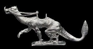 48-0652:  Land Dragon II, with Teeth [Saddled]