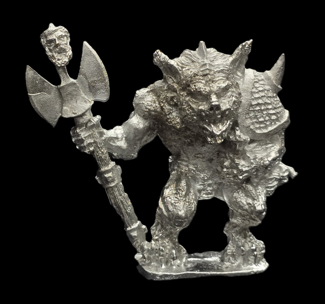 49-0284:  Beastial Titan with Axe and Victim