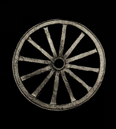 49-7101:  Medium Spoked Wooden Wheel