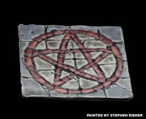 49-9092:  Dungeon Tile with Pentagram