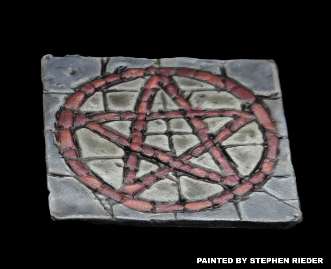 49-9092:  Dungeon Tile with Pentagram