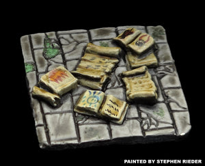 49-9093:  Dungeon Tile with Scrolls