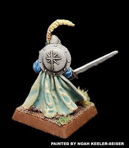 50-0018: Elite Armored Elf, with Sword and Shield