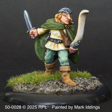 Load image into Gallery viewer, 50-0028:  Elf Ranger, Sword Back, Bow at Side
