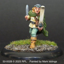 Load image into Gallery viewer, 50-0028:  Elf Ranger, Sword Back, Bow at Side
