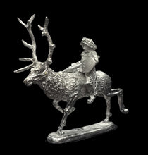 Load image into Gallery viewer, 50-0053/48-0635:  Elf Great Stag Cavalry Lancer [rider and mount]
