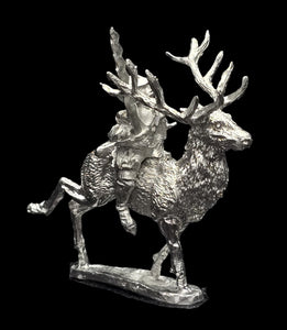 50-0054/48-0636:  Elf Great Stag Cavalry with Greatsword [rider and mount]
