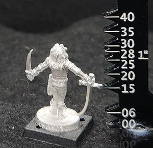 50-0063:  Elf Warlord with Sword and Dagger