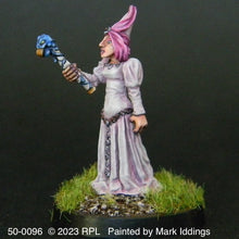 Load image into Gallery viewer, 50-0096:  Elf Sorceress, with Wand and Hat
