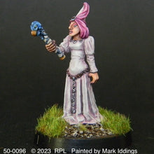 Load image into Gallery viewer, 50-0096:  Elf Sorceress, with Wand and Hat
