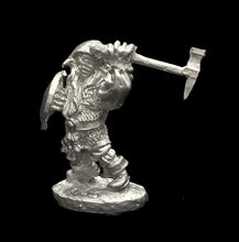Load image into Gallery viewer, 50-0107:  Dwarf Warrior, Attacking, Smooth Helmet
