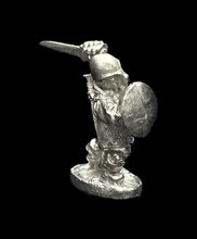 Load image into Gallery viewer, 50-0107:  Dwarf Warrior, Attacking, Smooth Helmet
