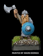 Load image into Gallery viewer, 50-0111:  Dwarf Axeman in Chainmail, Small Round Shield
