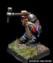 Load image into Gallery viewer, 50-0128:  Dwarf Warrior, Bear Shield, Attacking
