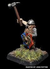 Load image into Gallery viewer, 50-0129:  Dwarf Warrior, Bear Shield, In Reserve
