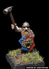 Load image into Gallery viewer, 50-0129:  Dwarf Warrior, Bear Shield, In Reserve
