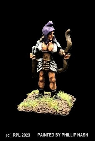 Figurine Amazon Temple Guard - Ral Partha 1979 - Très Bon état - Collection