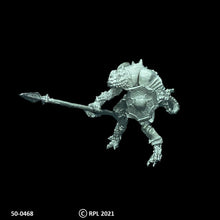 Load image into Gallery viewer, 50-0468/48-0160:  Troglodyte Lancer, Armored [rider and mount]
