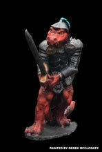 Load image into Gallery viewer, 50-0685:  Armored Lizardman Hero with Greatsword

