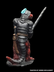 50-0685:  Armored Lizardman Hero with Greatsword