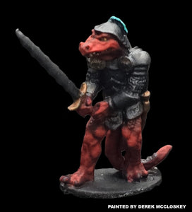 50-0685:  Armored Lizardman Hero with Greatsword