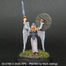 Load image into Gallery viewer, 50-0786:  Wind Lord Hero, Female, with Sword and Shield
