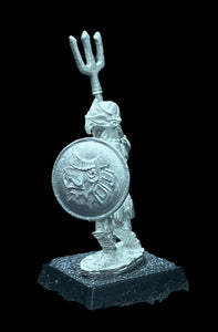 50-0904:  Atlantean Warrior in Reserve, with Shield, Beaked Helm