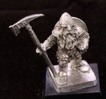 Load image into Gallery viewer, 50-0113:  Dwarf Axeman, Plate and Chainmail, with Round Shield
