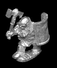 Load image into Gallery viewer, 50-2412:  Dwarf Warrior with Hammer and Shield
