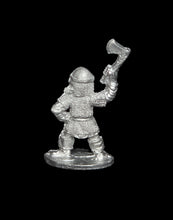 Load image into Gallery viewer, 50-2922: Armored Gnome with Axe Raised and Helmet
